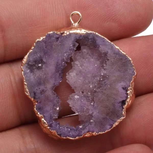 Kristall druzy hänge halsband - Image 2