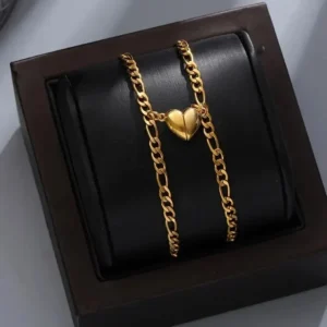 2 delar/set pararmband - 18K guldpläterade