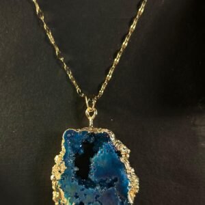 Agatpläterade halsband