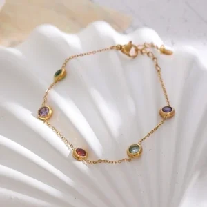 Armband med 18K guldplätering