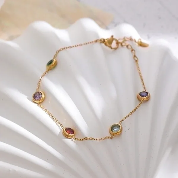 Armband med 18K guldplätering
