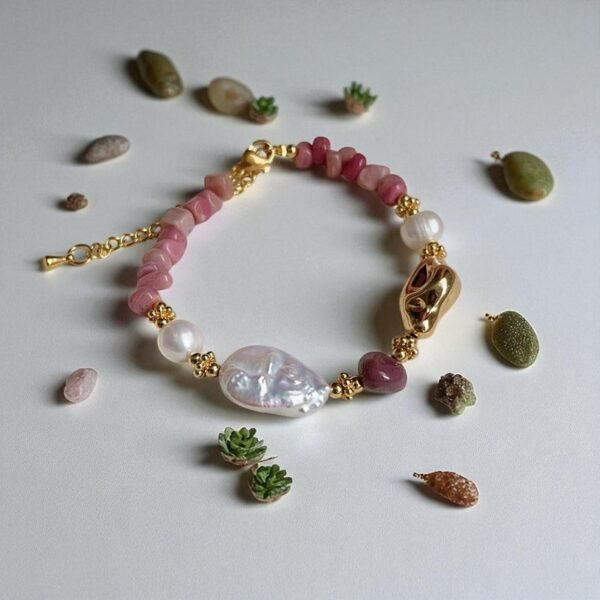 Armband i sötvattenspärlor. - Bild 2