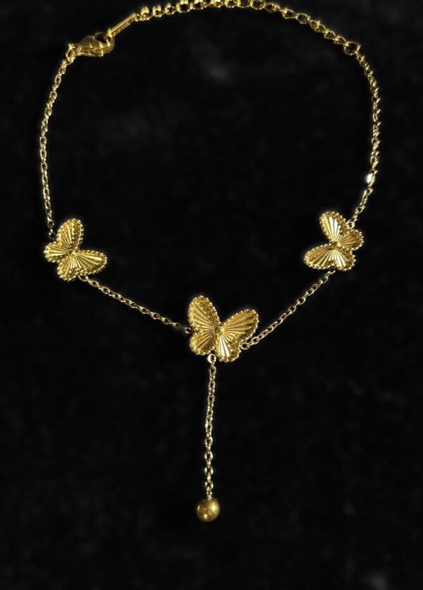 Armband titan-stål med 18K guldplätering - Image 3