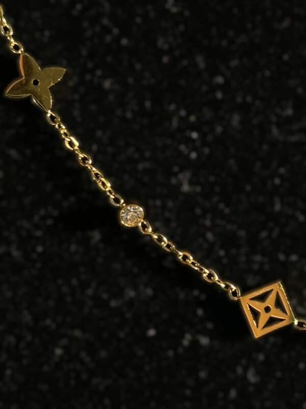 Armband i titan-stål med 18K guldplätering - Bild 3