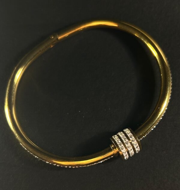 Armband18K guldplätering och naturlig gypsophila - Bild 2