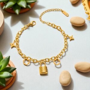 Armband pläterade med 18K guld