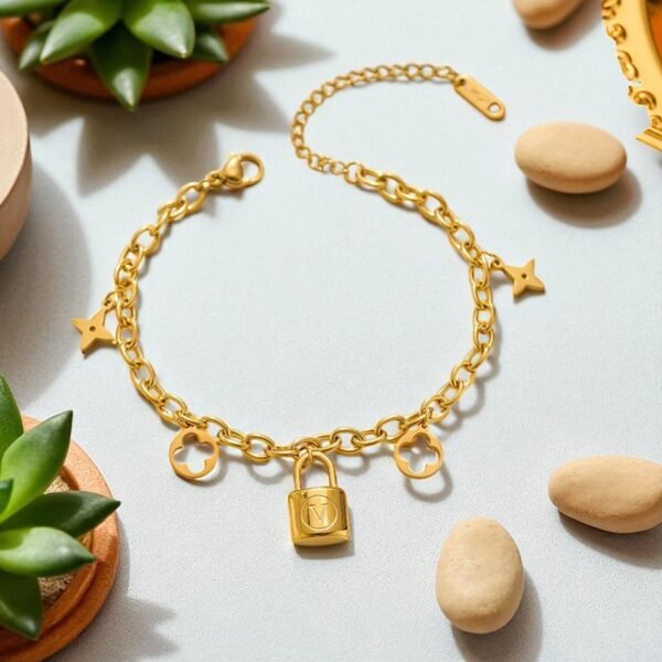 Armband pläterade med 18K guld