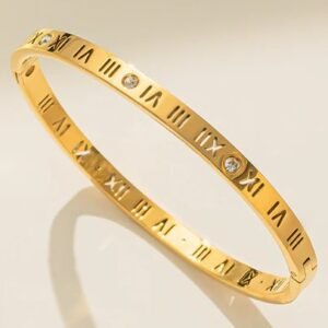 Armband med 18K guldplätering