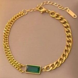 Armband i 18K guldpläterat