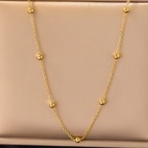 Necklace 18K Gold Plated Stainless Steel