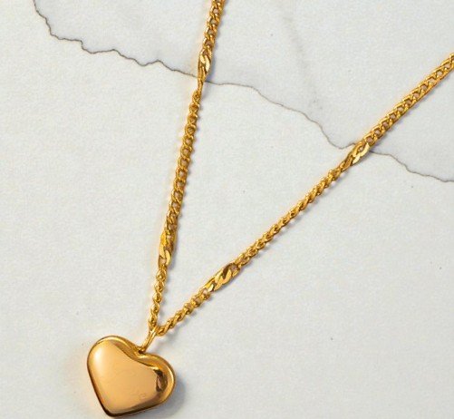 Necklace18K Gold Plated Stainless Steel
