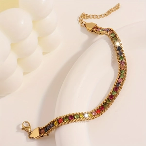 Gold Plated Adjustable Bracelet
